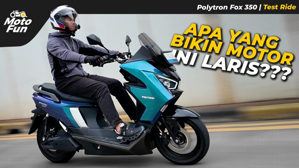 Polytron Fox 350 Makin Menggoda, Skuter Maxi Listrik Ini Tawarkan Fitur Premium