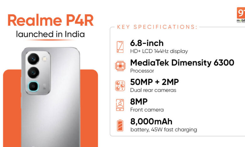 Baterai 8.000 mAh dan Layar 144 Hz, Realme P4R Siap Menggoda Penggemar Gaming Murah
