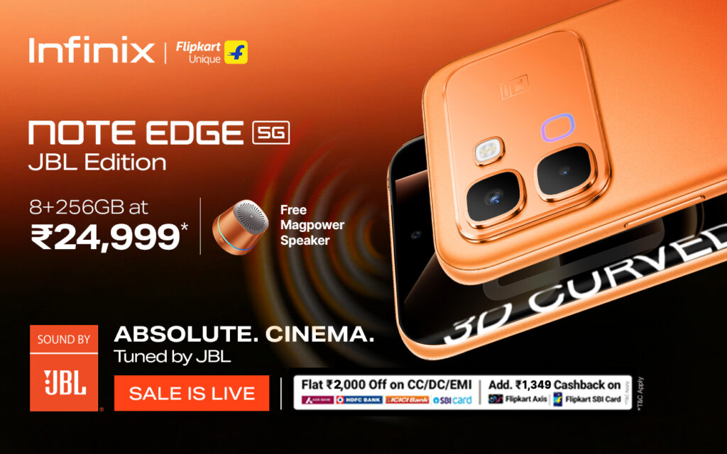 Infinix Note Edge JBL Edition Bawa Speaker Gratis dan Baterai 6.500mAh, Harganya Rp4,7 Jutaan