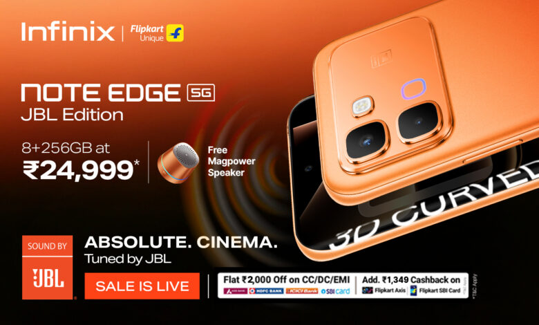Infinix Note Edge JBL Edition Bawa Speaker Gratis dan Baterai 6.500mAh, Harganya Rp4,7 Jutaan