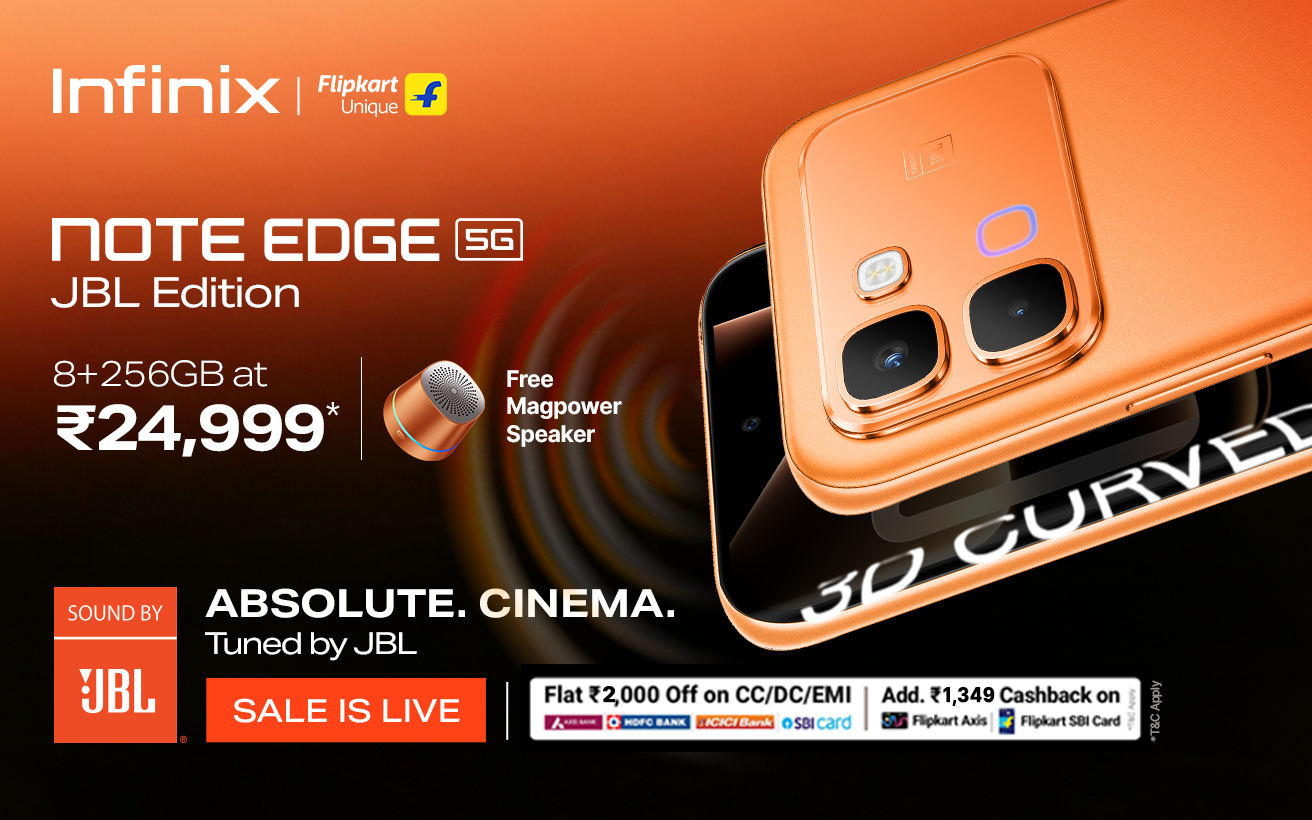 Infinix Note Edge JBL Edition Bawa Speaker Gratis dan Baterai 6.500mAh, Harganya Rp4,7 Jutaan