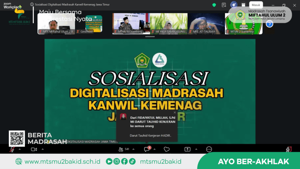 Digitalisasi Madrasah Mulai Menyentuh Layanan Harian, MTs Miftahul Ulum 2 Ambil Sikap