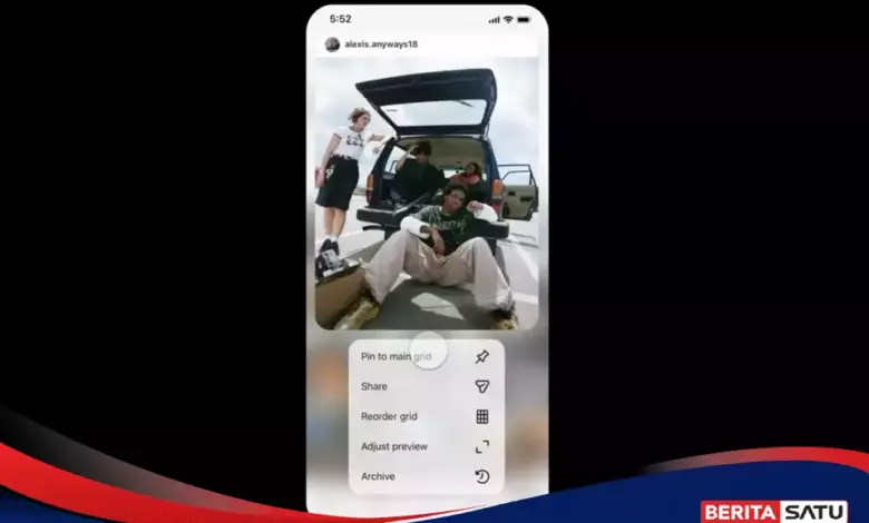 Instagram Buka Kunci Grid Profil, Susunan Postingan Kini Bisa Diatur Ulang