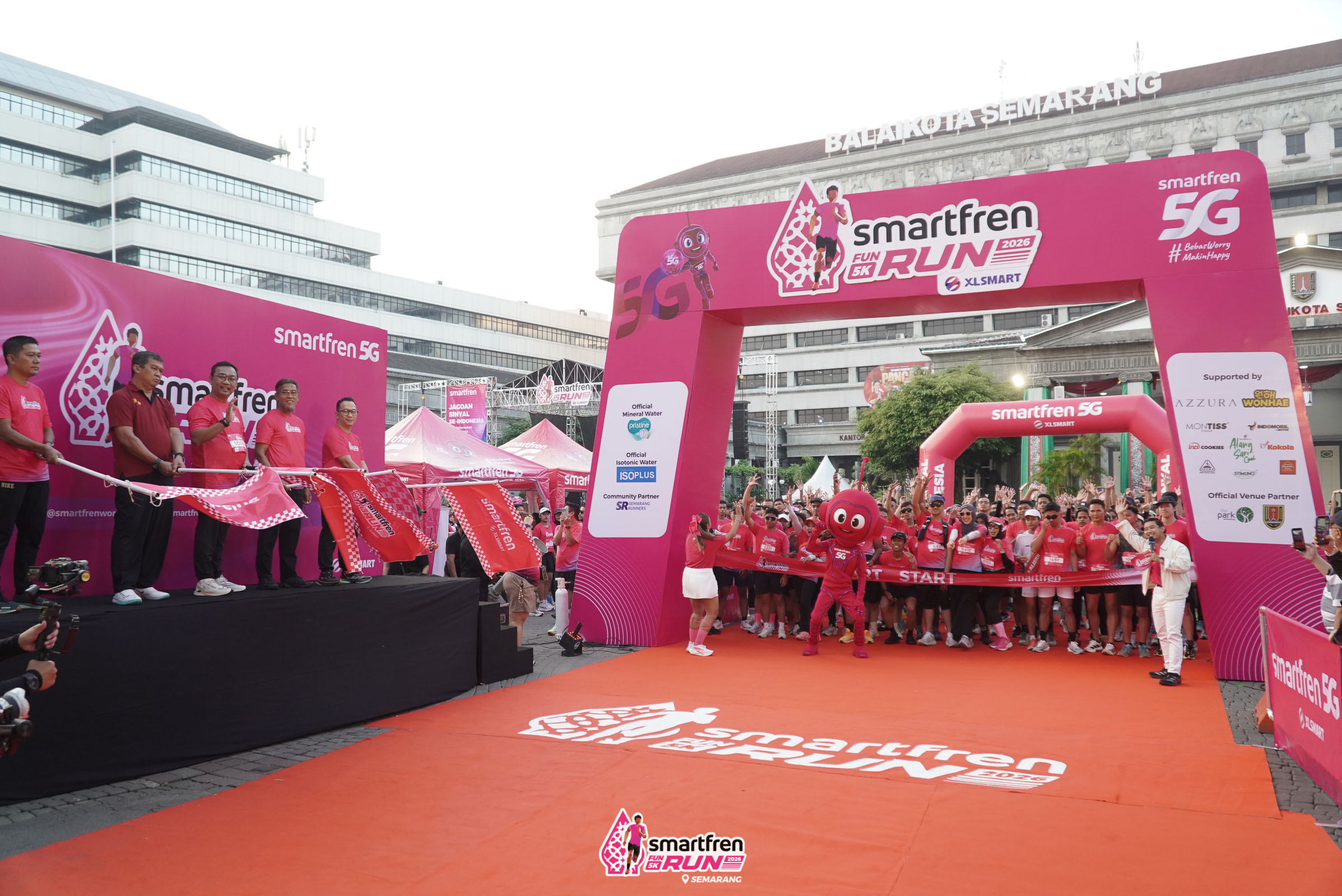 SMARTFREN RUN 2026 Dibuka dengan Target 7.500 Pelari, XLSMART Pamer Kekuatan Jaringan