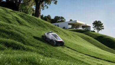 RockNeo Q110H Makin Minim Sentuhan, Robot Pemotong Rumput Roborock Ini Bisa Deteksi Hujan