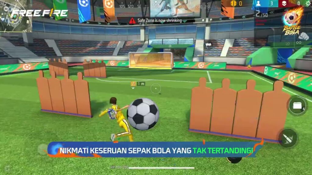 Free Fire Ubah Factory Bermuda Jadi Lapangan Bola, Mode Hidup Lagi Ikut Berubah