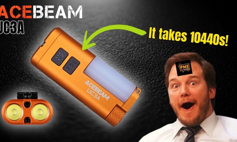 Acebeam UC3A Hadir Kecil, Lampu Samping Uniknya Justru Paling Menonjol