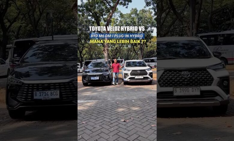 BYD M6 DM dan Toyota Veloz Hybrid Hanya Selisih Rp 5 Juta, Teknologinya Jauh Berbeda