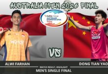 Alwi Farhan Menjawab Pukulan Piala Thomas, Tampil Perkasa di Final Australian Open 2026
