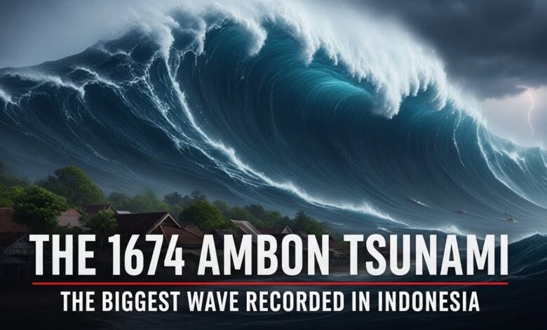 Tsunami Ambon 1674 Menyapu Permukiman, Kesaksian Rumphius Masih Mengguncang