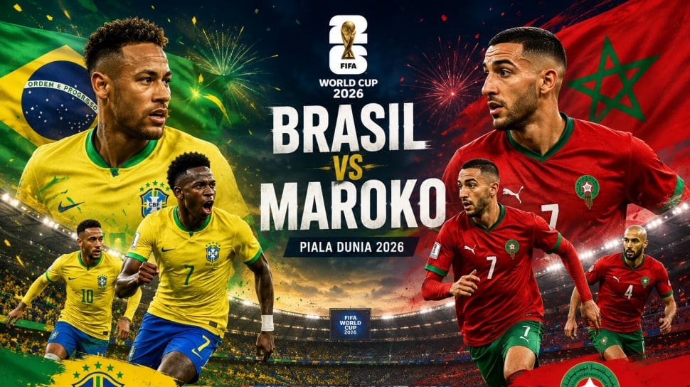 Brasil Gagal Menang, Maroko Bertahan Kuat dan Memaksa Skor 1-1 di Grup C