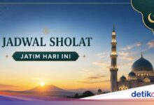 Banyuwangi dan Sumenep Paling Awal, Ini Jadwal Sholat Jawa Timur 15 Juni 2026