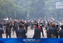 Petasan Meledak Saat Massa Mundur, Demo Mahasiswa di DPRD Jabar Berakhir Ricuh