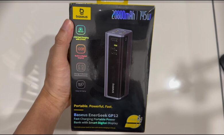 Baseus EnerGeek GR12 Bisa Isi Dua Laptop Sekaligus, Daya 145W Jadi Pembeda Utama