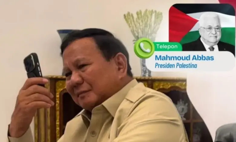 Prabowo Tegaskan Dukungan ke Palestina, Telepon Mahmoud Abbas Jadi Sinyal Kuat