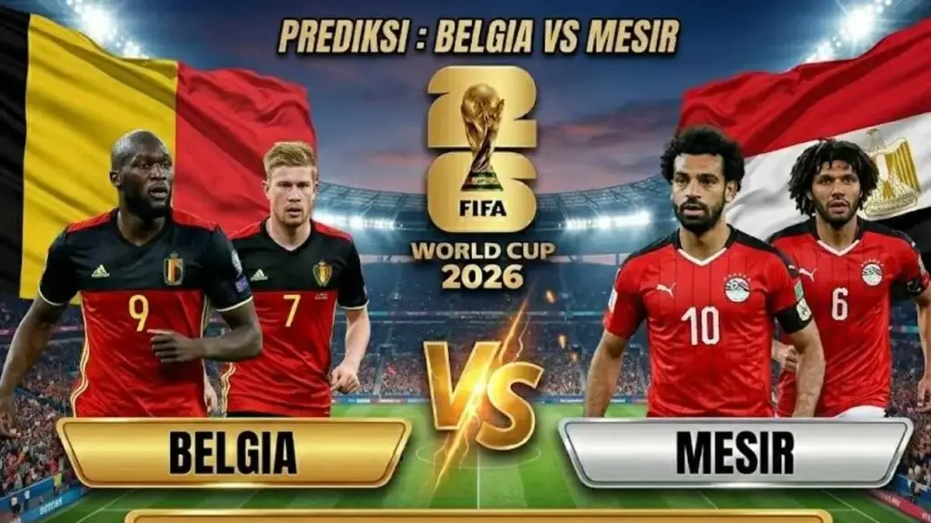 Mesir Tahan Belgia 1-1, Gol Bunuh Diri Lukaku Selamatkan Satu Poin