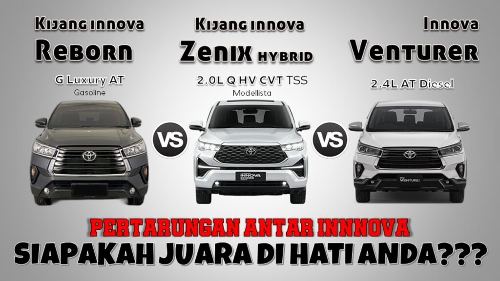 Reborn Masih Menyalip Zenix, MPV Diesel Ini Tetap Jadi Tulang Punggung Innova