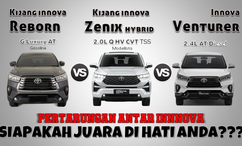 Reborn Masih Menyalip Zenix, MPV Diesel Ini Tetap Jadi Tulang Punggung Innova