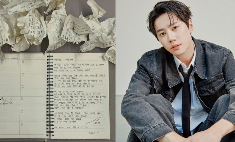 Lee Jun Young Umumkan Wajib Militer, Surat Tangannya Ungkap Beban yang Ia Rasakan