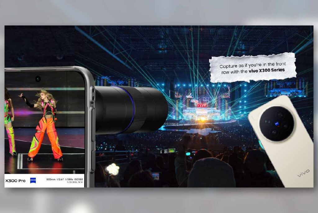 Fancam Konser Makin Stabil dan Tajam, Vivo X300 Pro Andalkan Kamera 200MP