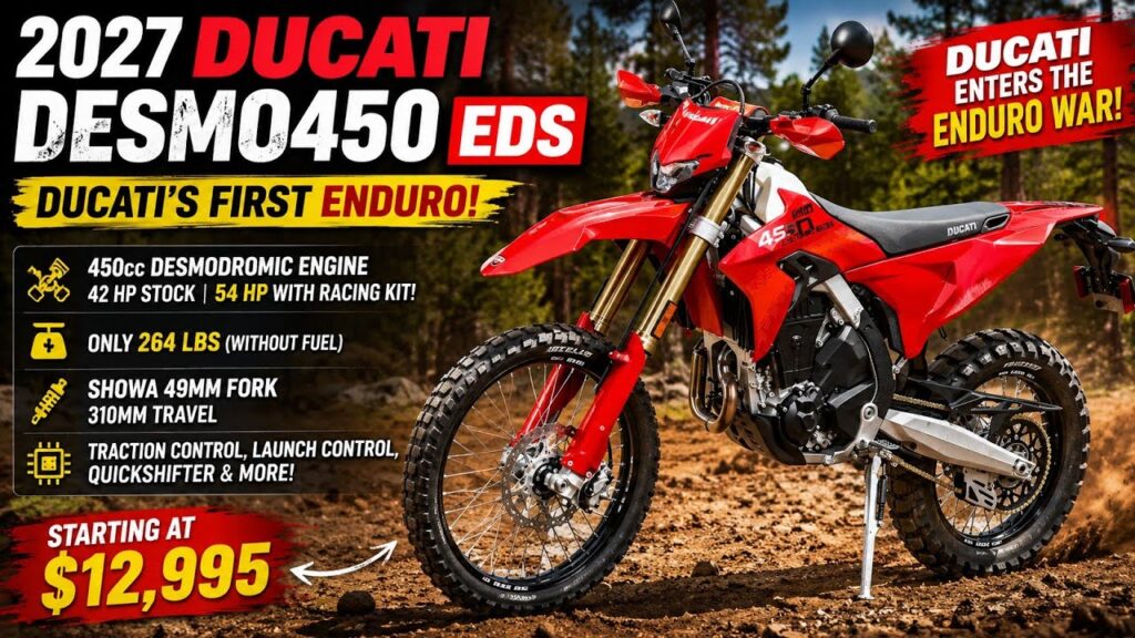 Desmo450 EDS Bisa Tembus 54 HP, Ducati Sembunyikan Tenaga Penuh di Racing Kit