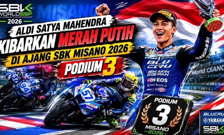 Modal Besar Aldi Satya Mahendra di Misano, Peluang Naik ke 10 Besar Dunia Terbuka