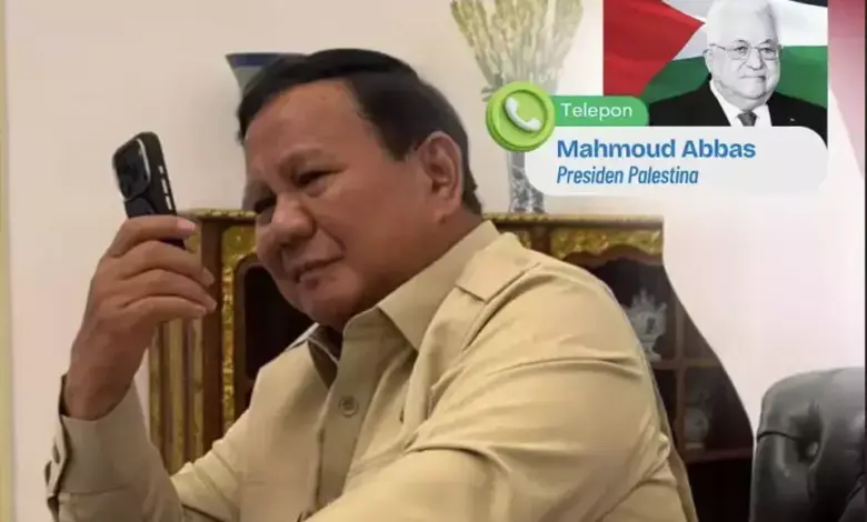 Prabowo Dapat Telepon Mahmoud Abbas, Dukungan Indonesia untuk Palestina Kembali Ditegaskan
