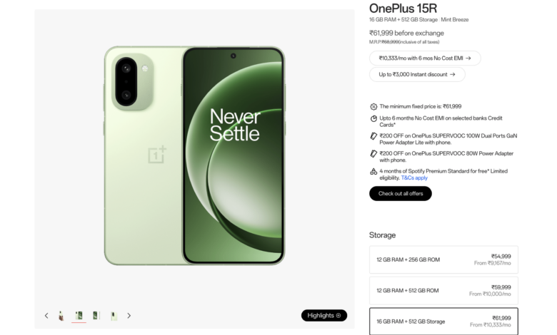 OnePlus 15R Punya Varian 16GB RAM, Ternyata Ini Harga dan Bekal Lengkapnya