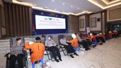 Donor Darah Polda Jatim Jelang Bhayangkara ke-80, Stok Darah PMI Ikut Terjaga