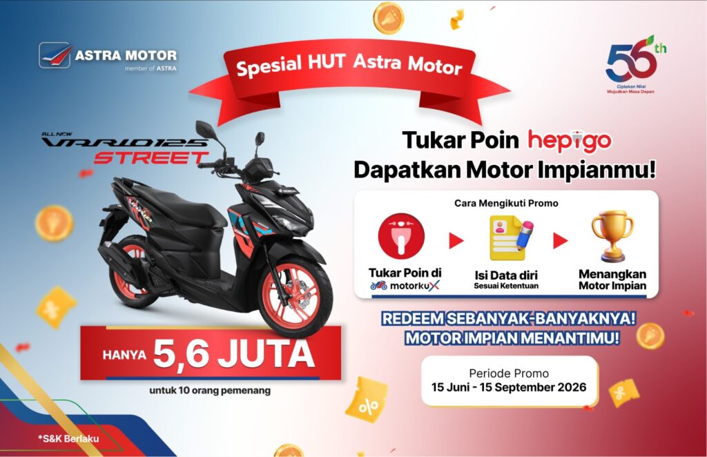 Subsidi Honda hingga Rp5,6 Juta Dari Astra Motor Jateng, Kuota Terbatas untuk Konsumen Setia