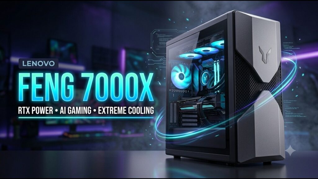 Lenovo Bellator Feng 7000X Bawa RTX 5060 Ti, PC Siap Pakai yang Tetap Mudah Di-upgrade