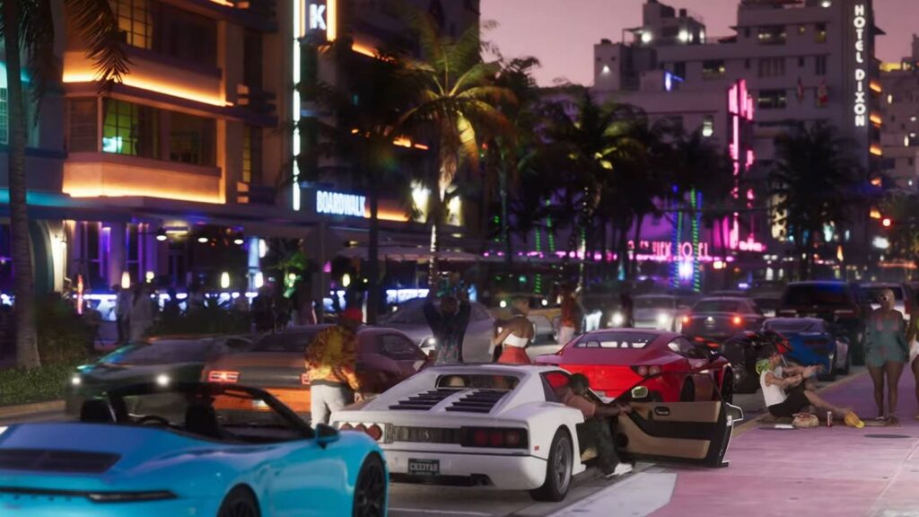 Vice City Malam Hari Terlihat Sangat Padat, Rockstar Ungkap Dunia GTA 6 yang Hidup