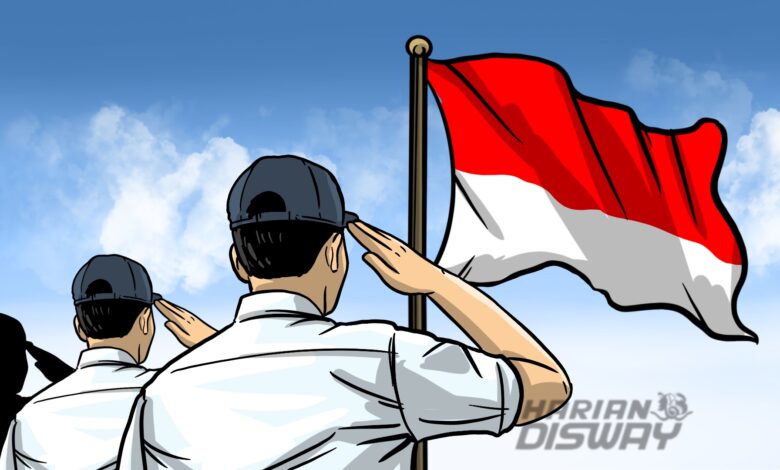 300 Corvette Bentuk Bendera Raksasa, Detroit Rayakan Hari Bendera dengan Cara Unik