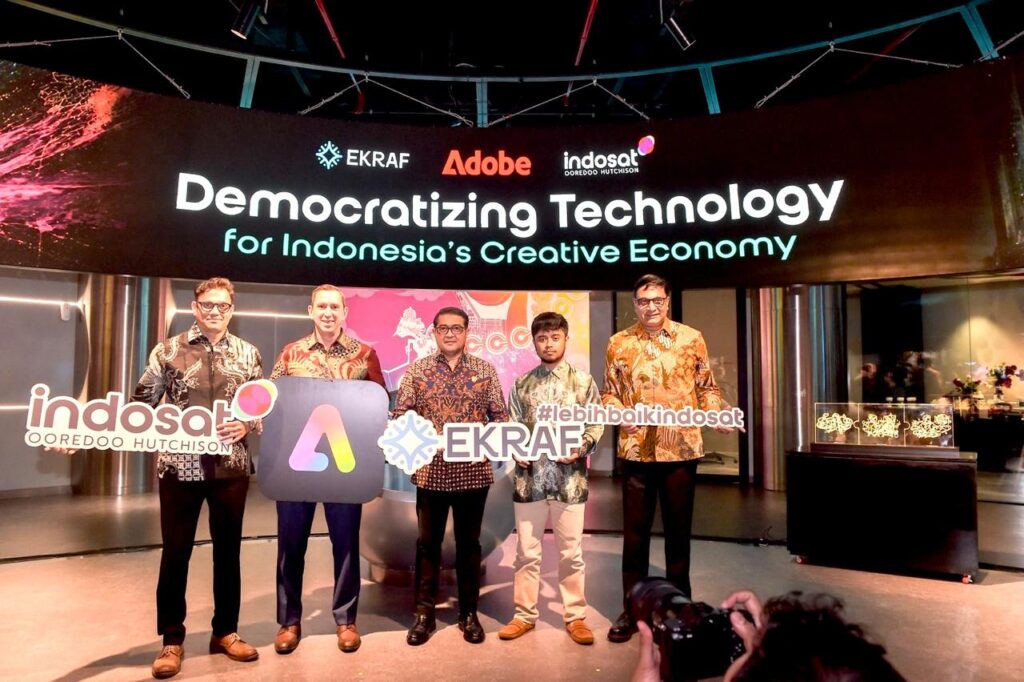 AI Dijadikan Alat Kerja Nyata, Indosat, Adobe, dan Kemenekraf Buka Jalan Baru untuk Kreator Muda