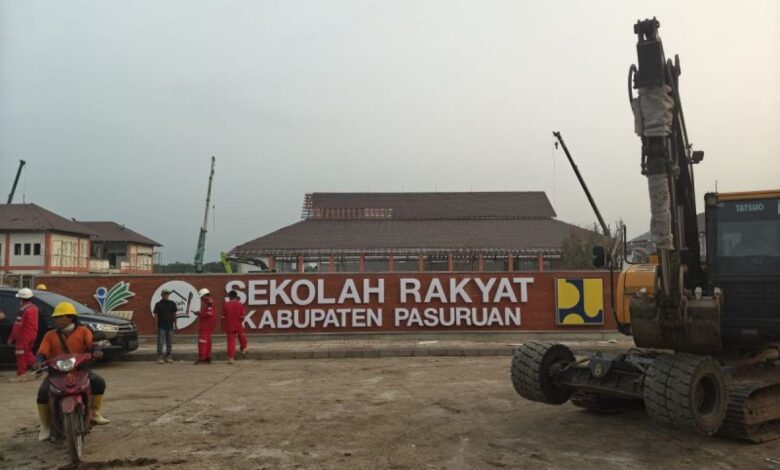 Transisi ke Sekolah Rakyat Permanen di Pasuruan Dikejar, 1.408 Pekerja Genjot Penyelesaian