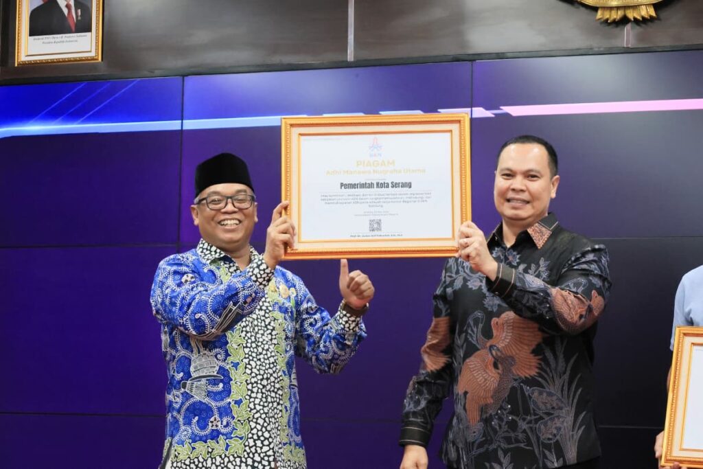 Pemkot Serang Puncaki Penilaian BKN, Reformasi ASN-nya Diakui Se-Jabar dan Banten