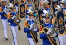 Ribuan Warga Memadati Madiun, Parade Military Drumband Sembilan SMA Jatim Menggerakkan Ekonomi