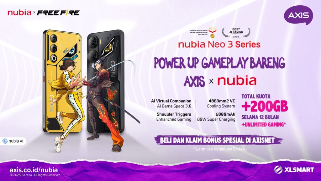 5 HP nubia terbaru di Indonesia, dari Rp1 jutaan sampai RedMagic 11 Pro