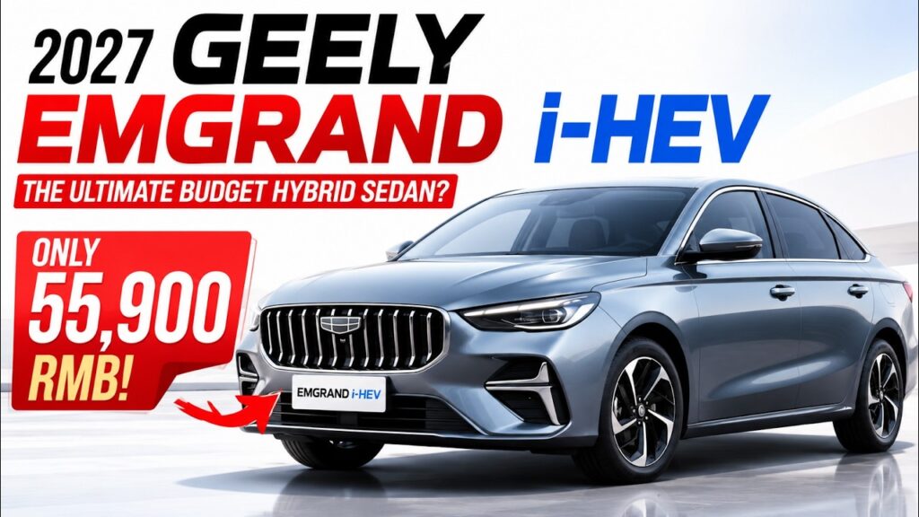 Geely Emgrand i-HEV Tembus Rekor Dunia, Efisiensinya Menyalip Toyota Prius