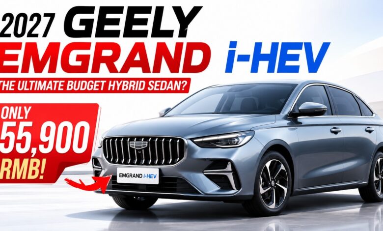 Geely Emgrand i-HEV Tembus Rekor Dunia, Efisiensinya Menyalip Toyota Prius