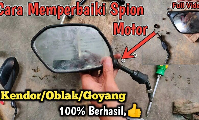 Spion Motor Kendur Bisa Bahayakan Pandangan, Ini Cara Mengatasinya dengan Tepat