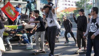Skateboarder Surabaya Turun ke Jalan, Ruang Publik Jadi Panggung Generasi Muda