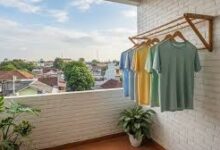 8 Ide Jemuran Tersembunyi yang Bikin Fasad Rumah Minimalis Tetap Rapi
