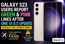 One UI 8.5 Diduga Picu Garis Neon di Galaxy S23, Pemilik Diminta Waspada