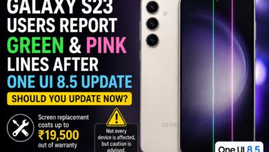 One UI 8.5 Diduga Picu Garis Neon di Galaxy S23, Pemilik Diminta Waspada