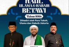 Monas Malam Ini Dipenuhi Sholawat, Pramono-Rano Hadir di Haul Akbar Ulama Betawi