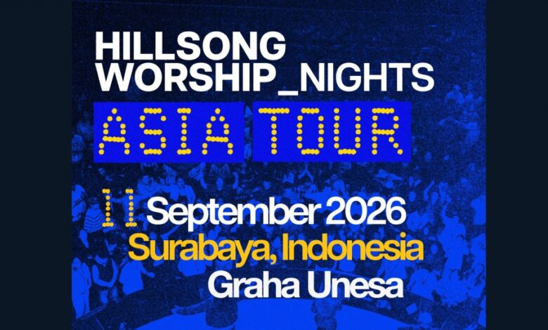 Surabaya Kebagian Kejutan Besar, Hillsong Worship Buka Tur Asia 2026 di Kota Ini