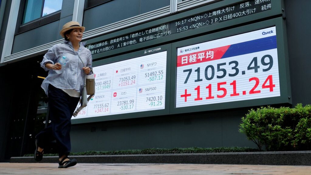 Nikkei Tembus 70.000, Reli Saham Jepang Melaju Jauh Lebih Cepat dari Perkiraan