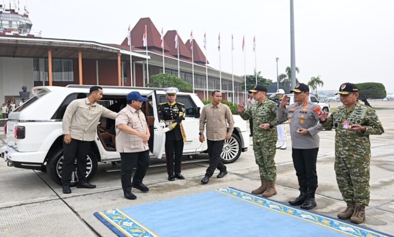 Prabowo Tancap Dua Agenda di Jatim, Jalan 1.151 Km Diresmikan di Sampang