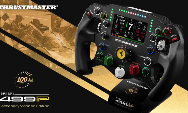 Thrustmaster Hadirkan Replika Ferrari 499P 1:1, Cuma 499 Unit untuk Kolektor